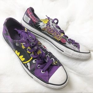 BATMAN Converse Like New Size 8.5